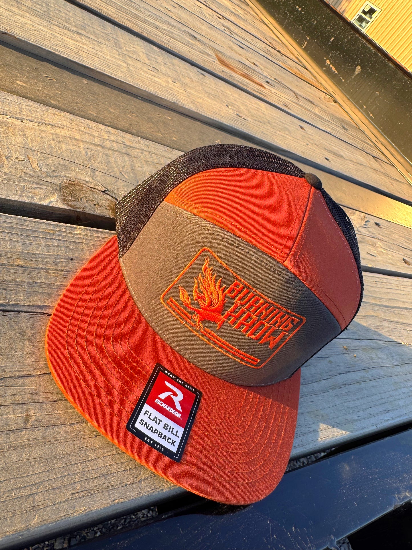 Burning Krow Orange OG 2 Flat Bill Snapback